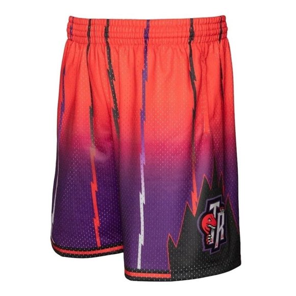 Mitchell & Ness NBA 1998 Toronto Raptors NBA Fadeaway Swingman Basketball Shorts